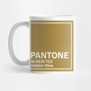 pantone 16-0639 TCX Golden Olive Mug